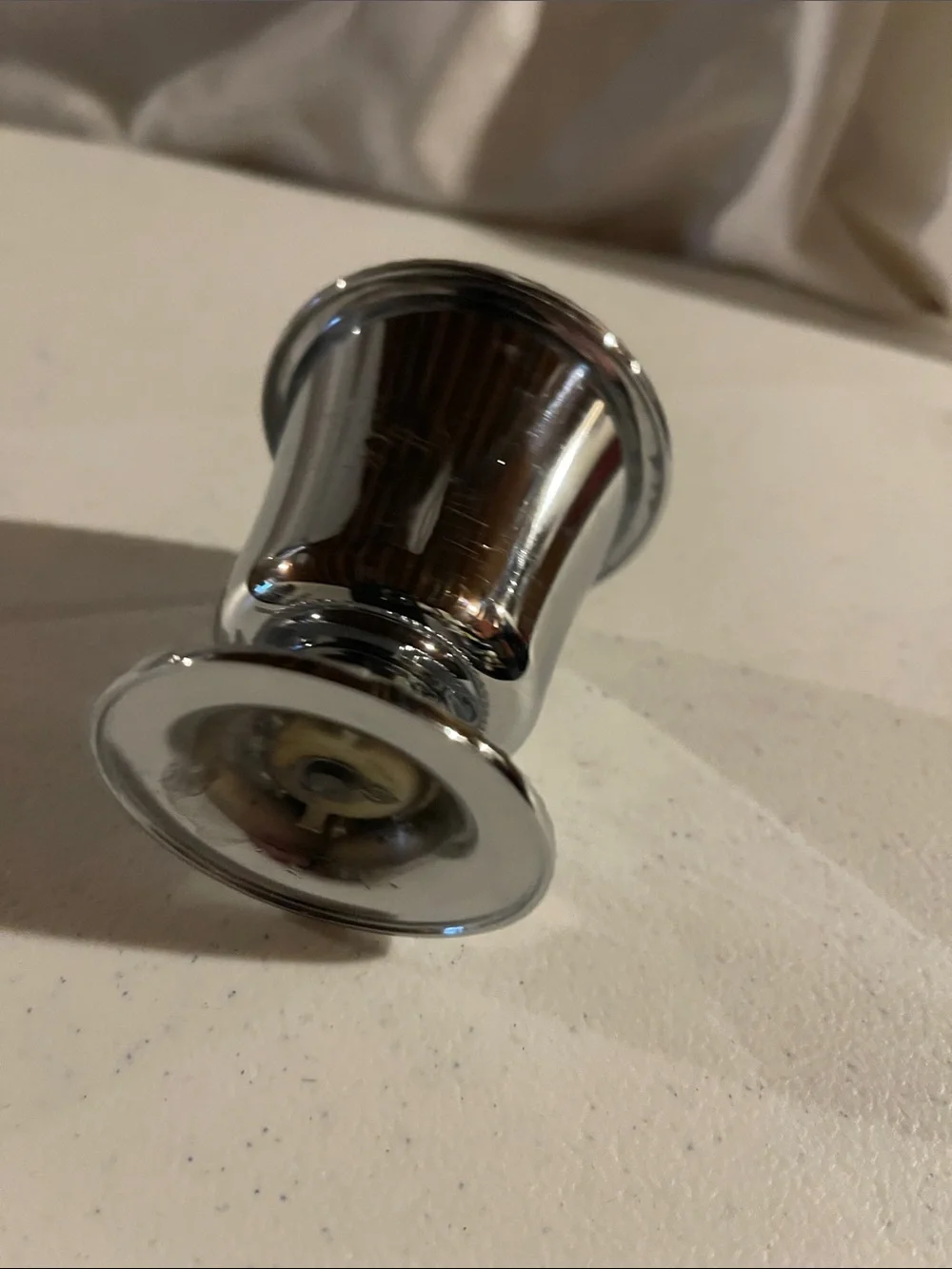 Silver Decorative Beaded Metal toothpick holder